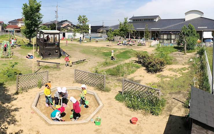 にながわ保育園の外観写真